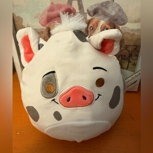 Disney Pua Pig Squishmallow- Pink, Gray, White NWT